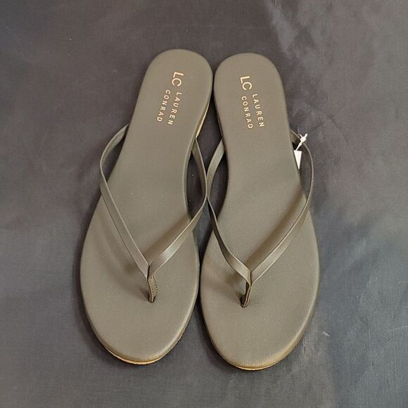 BRAND NEW LC LAUREN CONRAD HONEY WOMEN'S FLIP-FLOP SANDAL - Picture 2 of 10